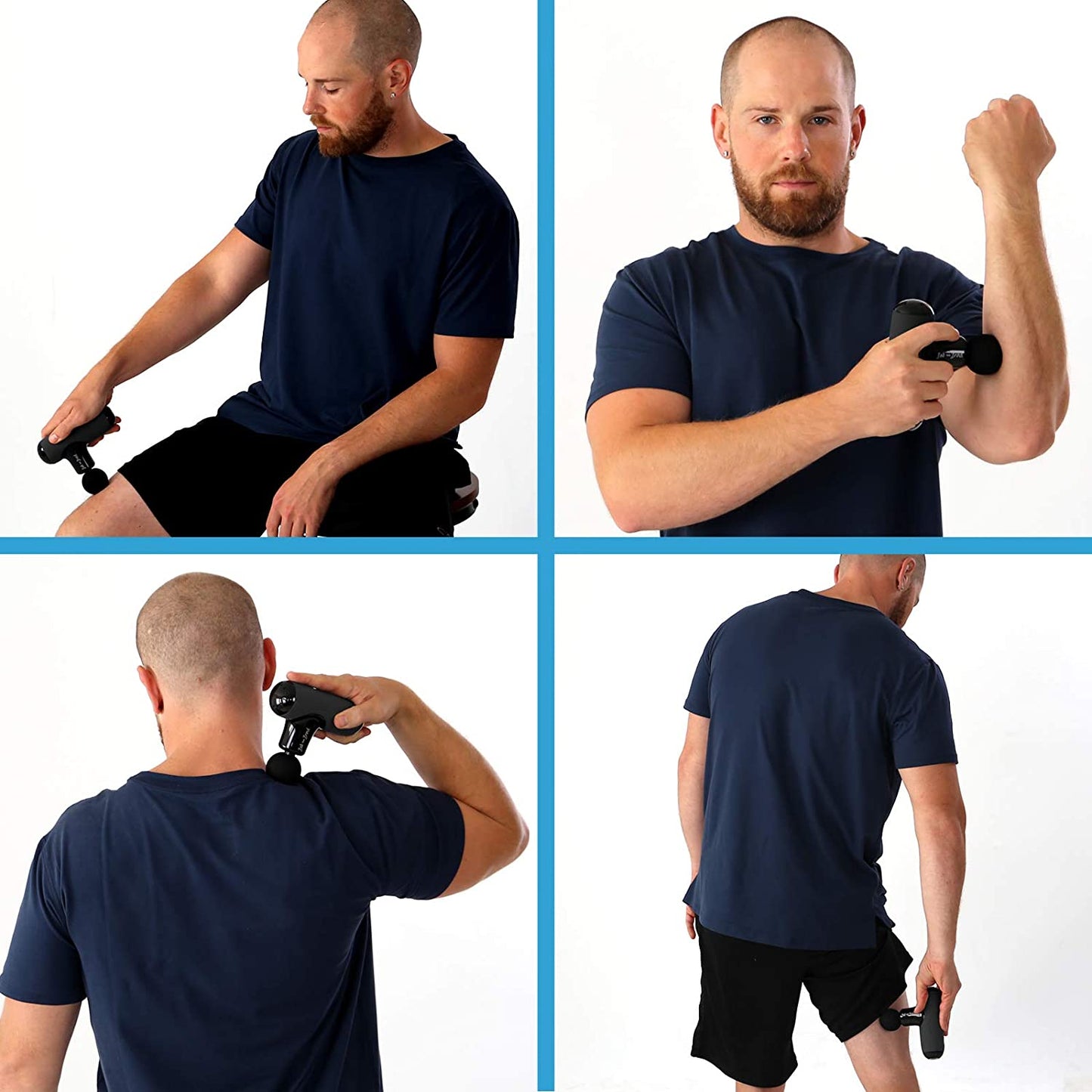Massagepistole von Bob and Brad Q2 Mini , Tiefenmassagepistole im Taschenformat