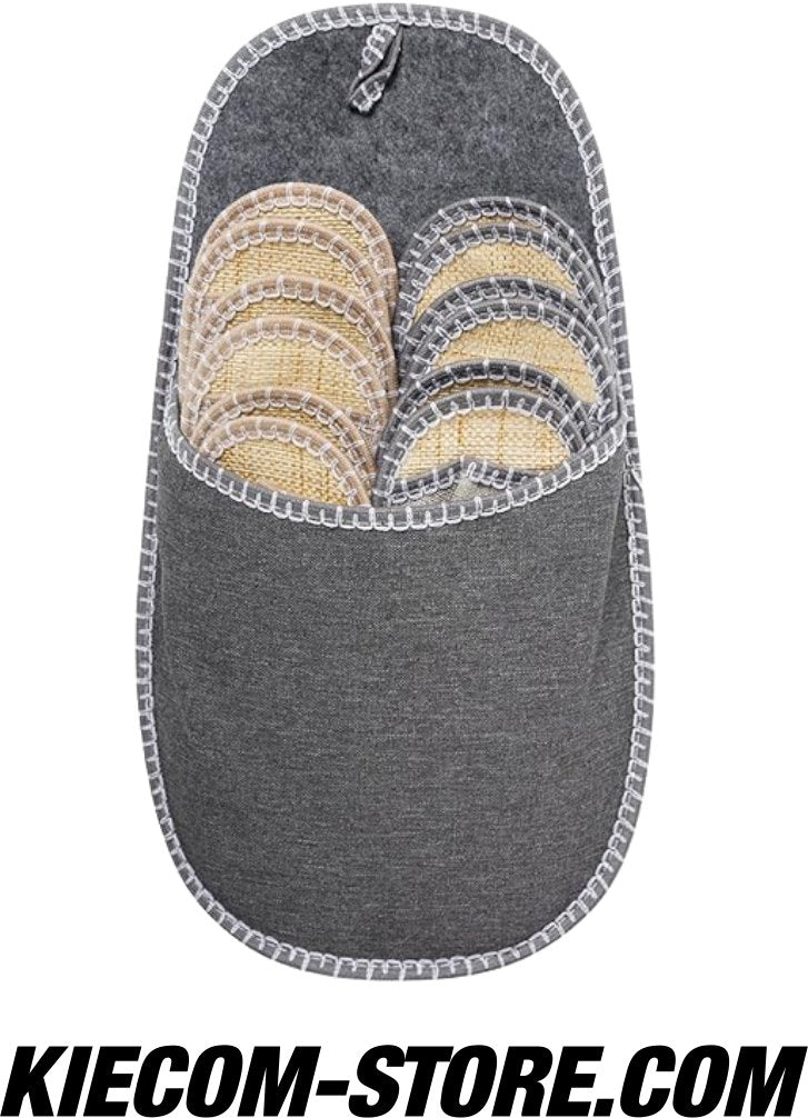 Gästehausschuhe  Hausschuhe Gäste Pantoffeln  6er Set von GWELL