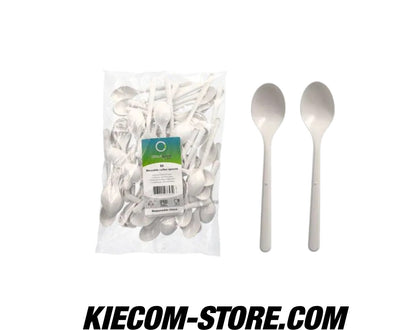 Kaffeelöffel (Mehrweg), PP, 13 cm, weiss, extra stabil