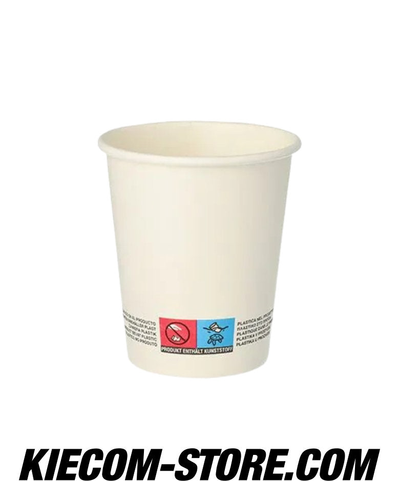 Pappbecher für Heißgetränke, 0,2 l weiss von Starpak 50 Stück