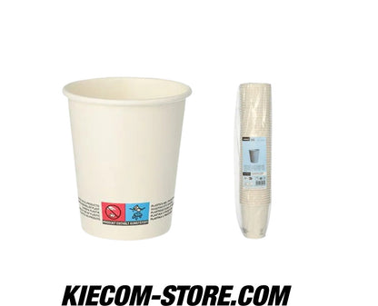 Pappbecher für Heißgetränke, 0,2 l weiss von Starpak 50 Stück