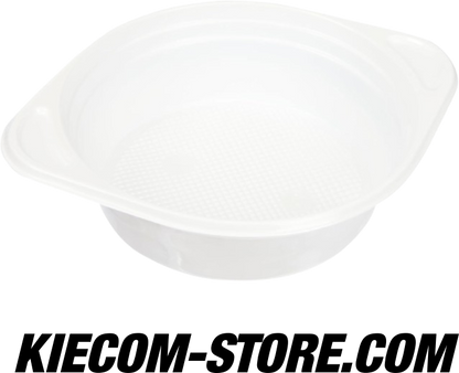Suppenschalen PP rund 500ml Ø 15,6 cm · 4,5 cm weiss mit Anfasser